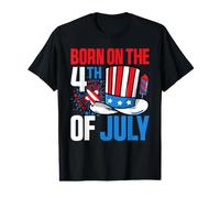 Born On The 4th of July Value Graphic T-Shirt