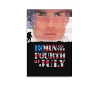 Born on The Fourth of July Classic War Movie Poster (4) Canvas Poster Wall Art Picture Prints Hanging Photo Decor Home Posters Artworks 12x18inch(30x45cm)