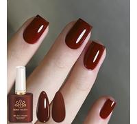 BORN PRETTY Gel Nail Polish 15ml Deep Garnet Gel Polish Long Lasting, Chip Resistant Soak Off U V LED Manicure Design Salon DIY Nail Art at Home