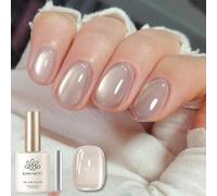 BORN PRETTY Magnetic Gel Nail Polish 15ml Moonlight White Effect Jelly Pink Cat's Eye Gel Polish with Magnet, Soak-Off U V/LED for Home DIY, Best Gift for Women