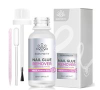 BORN PRETTY Nail Glue Remover for False Nails & Press On Nails, 50ml Professional Artificial Acrylic Fake Nail Tips Adhesive False Nail Remover