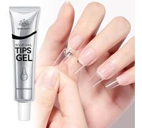 BORN PRETTY Solid Nail Tips Gel Nails Glue for Press on Nails 30ml, Fake Nail Glue U V LED Cured, Long Lasting Salon Manicure Adhesive Gel
