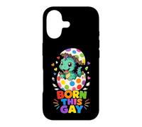 "B'orn This Gay" Dino Hatching Pride Case for iPhone 17