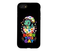 "B'orn This Gay" Dino Hatching Pride Case for iPhone SE (2020) / 7/8
