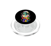 "B'orn This Gay" Dino Hatching Pride PopSockets PopGrip for MagSafe