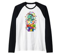 B'orn This Gay Dino Hatching Pride Raglan Baseball Tee