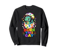 "B'orn This Gay" Dino Hatching Pride Sweatshirt