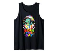 B'orn This Gay Dino Hatching Pride Tank Top