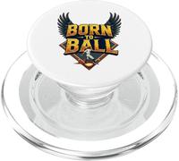 Born to Ball Baseball Bold And Passionate For Players Fans PopSockets PopGrip for MagSafe