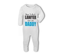 Born to be a Lawyer Like Daddy/Mummy Pink/Blue - Baby Romper Suit - New Born