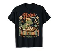 Born to Be a Paleontologist Funny T Rex Dinosaur Lover Value Graphic T-Shirt