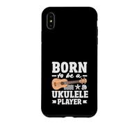 Born To Be A Ukulele Player Vintage String Instrument Case for iPhone XS Max