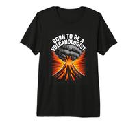 Born to Be A Volcanologist Volcano Geology Lava Premium T-Shirt