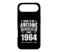 Born To Be Awesome Working On It Since 1964 Retro Birth Year Case for iPhone Air