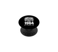 Born To Be Awesome Working On It Since 1964 Retro Birth Year PopSockets Adhesive PopGrip