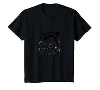 Born to Be Cat Mom: Feline Lover Pride T-Shirt, Kids, Black, 2 Years
