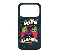 Born to Be Gamer Controller Retro Gaming Graphic Case for iPhone 17 Pro