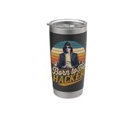 Born to Be Hacker - Computer Code Geek Programming Nerd Stainless Steel Insulated Tumbler