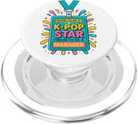 Born To Be K-Pop Star Forced To Be Manager Funny Music Dream PopSockets PopGrip for MagSafe
