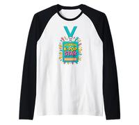 Born To Be K-Pop Star Forced To Be Manager Funny Music Dream Raglan Baseball Tee