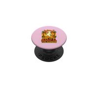 Born to Be Magical Summer Vibes Pineapple Unicorn PopSockets Adhesive PopGrip