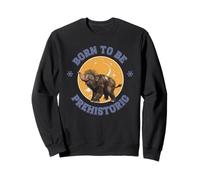 Born to Be Prehistoric Cute Woolly Mammoth Baby Sweatshirt