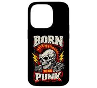 Born to Be Punk - Vintage Punk Rock Rebel Case for iPhone 14 Pro