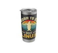 Born to Be Root with Linux to the Force Stainless Steel Insulated Tumbler