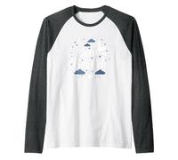 Born to Bewitch: Enchanting Witch Magic for Starry Nights Raglan Baseball Tee, Men, Dark Heather/White, L