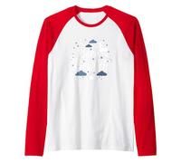 Born to Bewitch: Enchanting Witch Magic for Starry Nights Raglan Baseball Tee, Men, Red/White, M