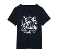Born to Bewitch: Enchanting Witch Magic for Starry Nights T-Shirt, Women's Plus, Black, 2X