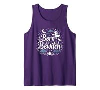 Born to Bewitch: Enchanting Witch Magic for Starry Nights Tank Top, Men, Purple, S