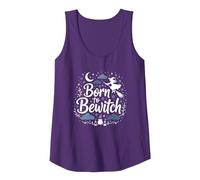 Born to Bewitch: Enchanting Witch Magic for Starry Nights Tank Top, Women, Purple, S