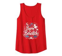 Born to Bewitch: Enchanting Witch Magic for Starry Nights Tank Top, Women, Red, S