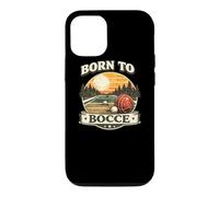 Born to Bocce Italian Retro Bocce Ball Player Team Case for iPhone 12/12 Pro