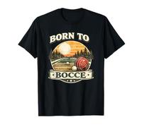 Born to Bocce Italian Retro Bocce Ball Player Team T-Shirt