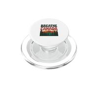 Born To Breathe Canada Canadians As Canada Logo Canadian PopSockets PopGrip for MagSafe