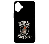 Born To Breed The Rare Ones Funny Finch Breeder Case for iPhone 16 Plus