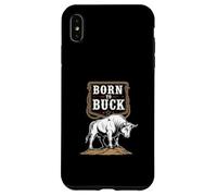 Born To Buck Bull Rider Rodeo Western Cowboy Case for iPhone XS Max