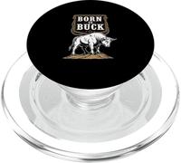 Born To Buck Bull Rider Rodeo Western Cowboy PopSockets PopGrip for MagSafe