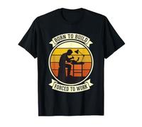 Born to Build Scale Model Kit Builder Funny T-Shirt