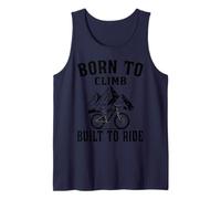 Born to Climb, Built to Ride - Mountain Biking Mountain Bike Tank Top