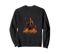 Born to Conquer Warrior Strength Motivation Design Sweatshirt