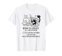 Born To Create AI Is A Fuck Meme T-Shirt