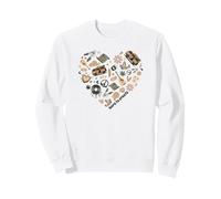Born To Create Artsy Boho Icons Sweatshirt
