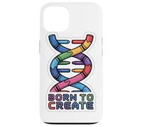 BORN TO CREATE DNA Crayon Helix Science Maker Case for iPhone 13