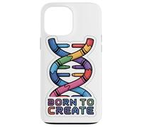 BORN TO CREATE DNA Crayon Helix Science Maker Case for iPhone 13 Pro Max