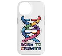 BORN TO CREATE DNA Crayon Helix Science Maker Case for iPhone 14