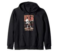 Born To Dab Wrestling Edition Skeleton Zip Hoodie