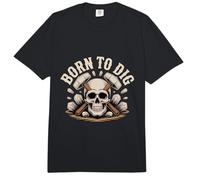 Born to Dig Construction Worker Skull Tools Comfort Colors Adult Heavyweight T-Shirt